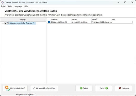 microsoft outlook forensisch
