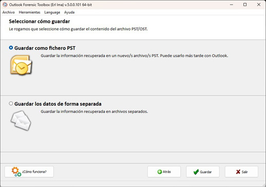 análisis forense outlook