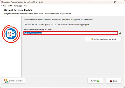 retrouver et récupérer les données cachées dans outlook