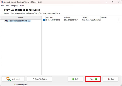ms outlook forensic